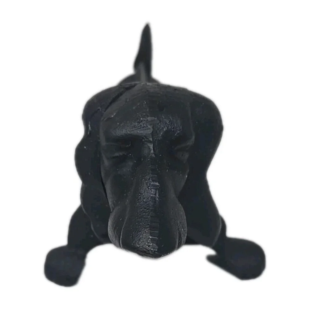 Vintage Cast Iron Dachshund Dog Boot Shoe Scraper Door Stop  U141